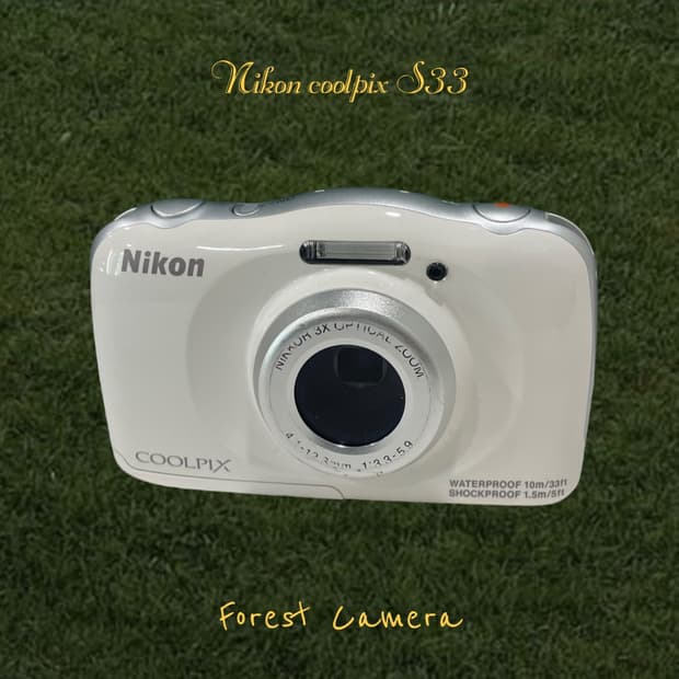 (소프트포커스) 니콘 쿨픽스 S33 디지털카메라 빈티지디카