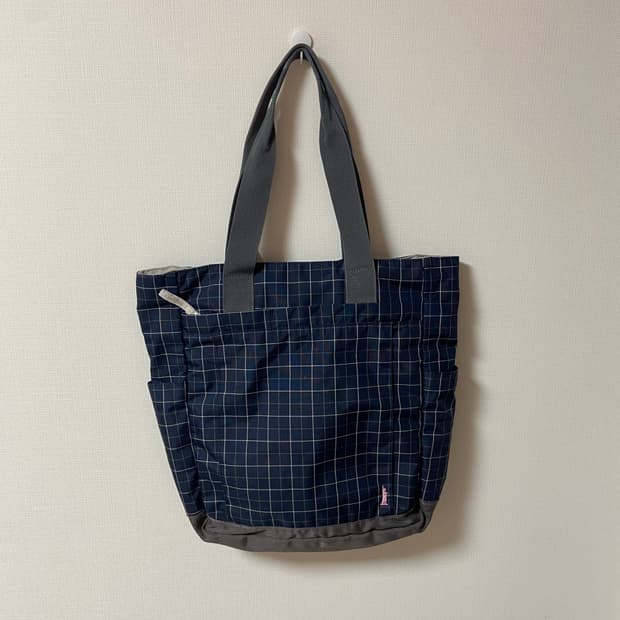 일본 빈티지 체크 이스트보이 숄도백핸드백