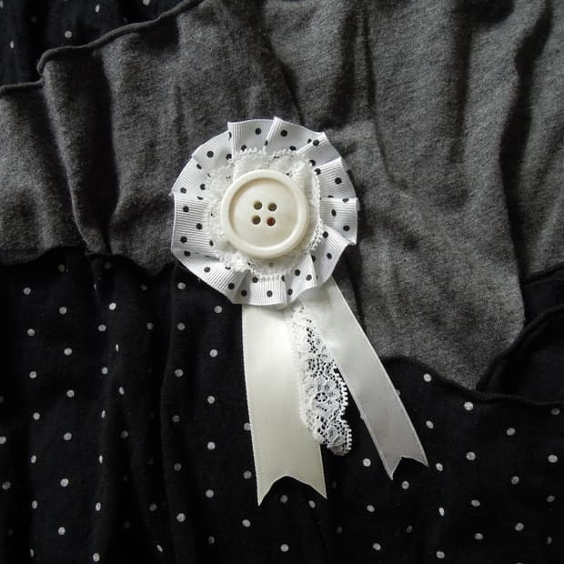 ♪ rosette badge 로제트 뱃지 ♪ 아일릿 샵페어리 핸드메이드