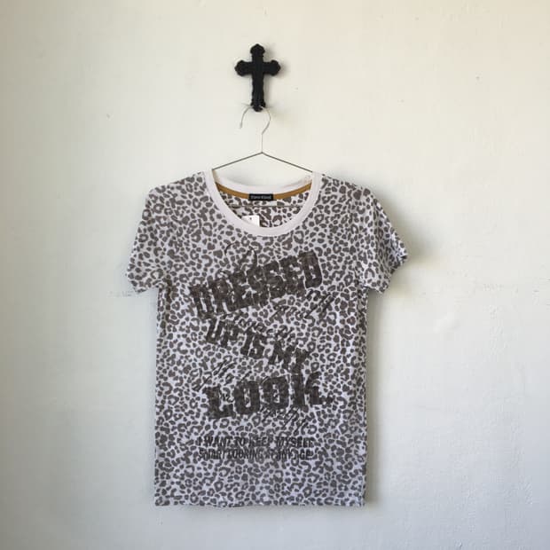 Leopard pattern t shirt