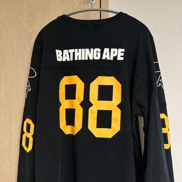 BAPE 베이프 풋볼 져지 맨투맨 XL