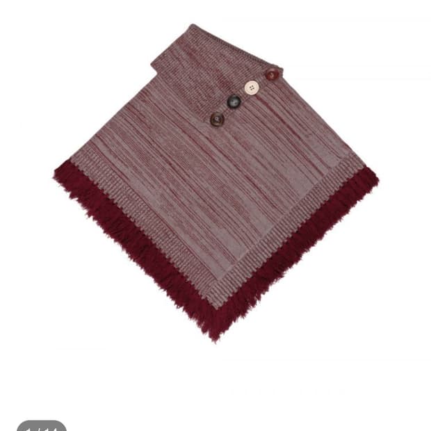 어스지구 판초 쉘 니트 케이프 판매 양도해요