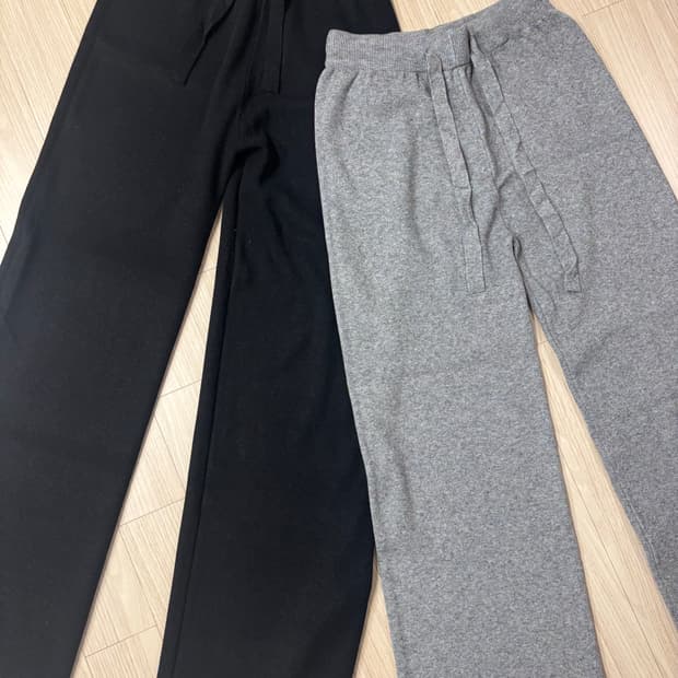(새상품)마리마켓 만구땡 니트 팬츠 2개