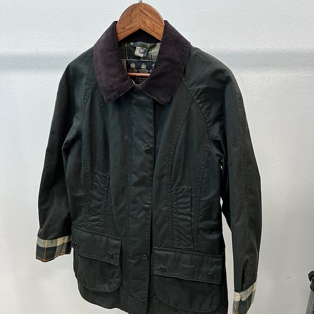 여) 바버 비드넬 왁스자켓 