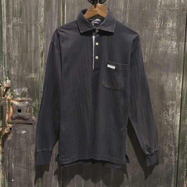 90s Weathercock Long Sleeve Polo Shirt