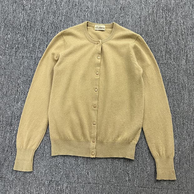 빈티지 캐시미어 100% 가디건 