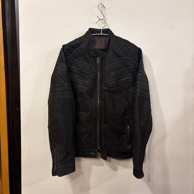 레더 바이커자켓