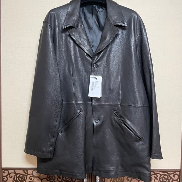 [S] 유스 워시드 레더 자켓