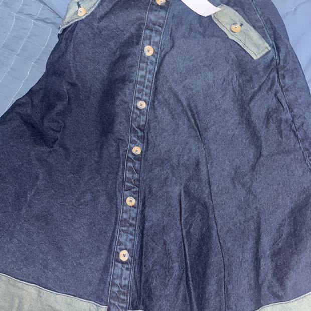 빈티지 데님 청치마