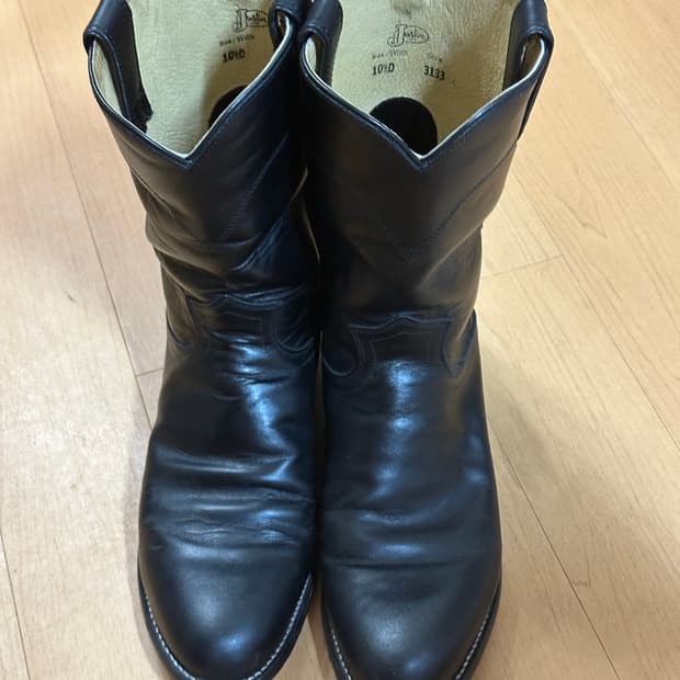 저스틴 웨스턴 부츠 10.5D