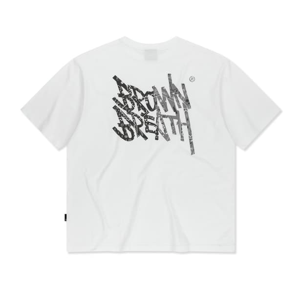 PAISLEY TAG TEE - WHITE