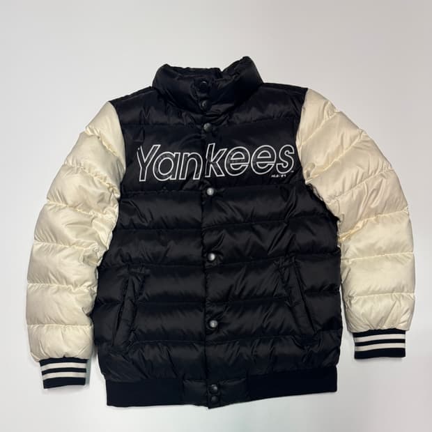 여성 키즈 MLB 양키스 구스다운 패딩 자켓 155