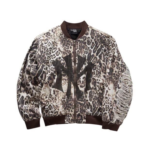 Mowalola ksubi 치타 레오파드 봄버