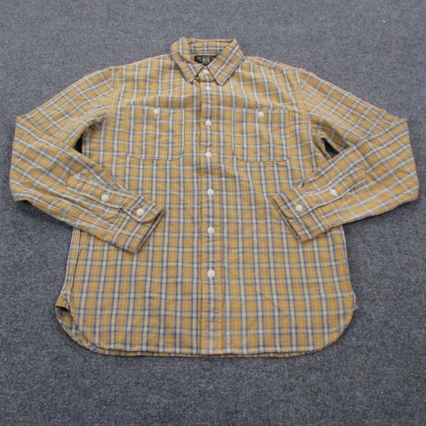 RRL 더블알엘 플레이드 우븐 워크셔츠