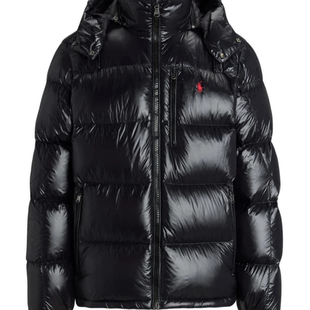 폴로 유광패딩 s