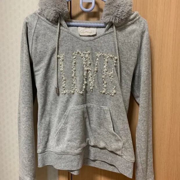 Rady 라디 후드티 갸루 벨벳 