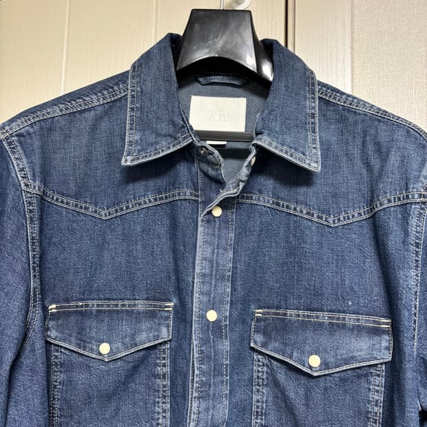 Zara 자라 웨스턴 데님 셔츠