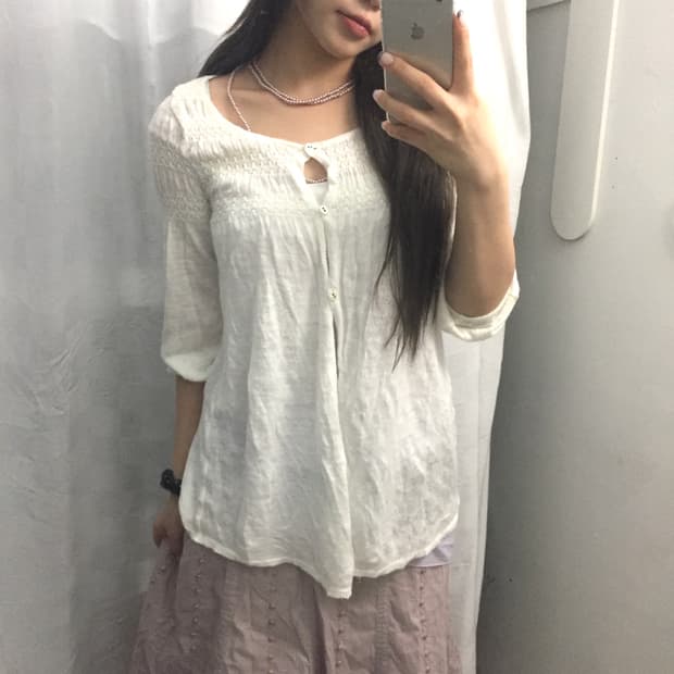 JPN Vintage 모리걸 사와코 히메갸루 여리핏 니트 가디건