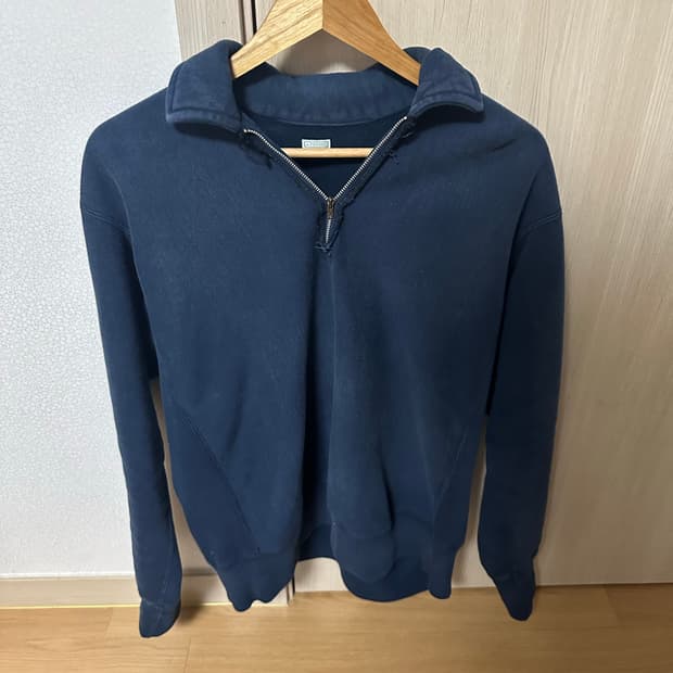 [2] 아프레쎄 24SS 하프집업 스웻 네이비