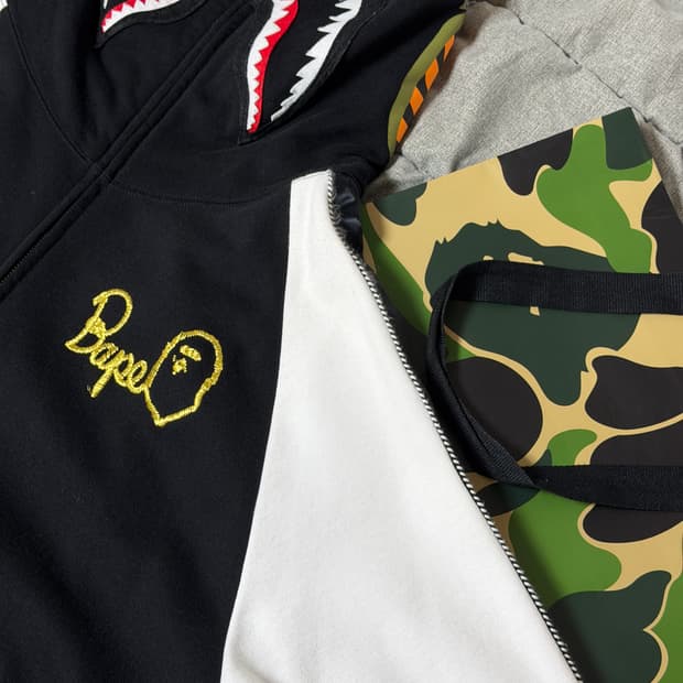 베이프 후드집업