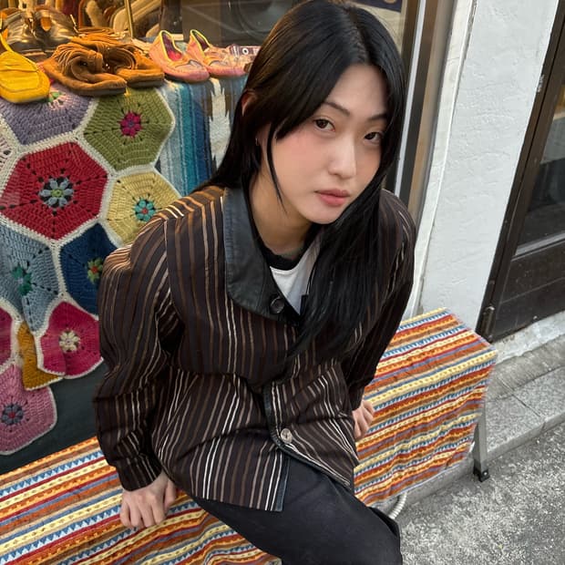 Reversible Leather Jacket – Black