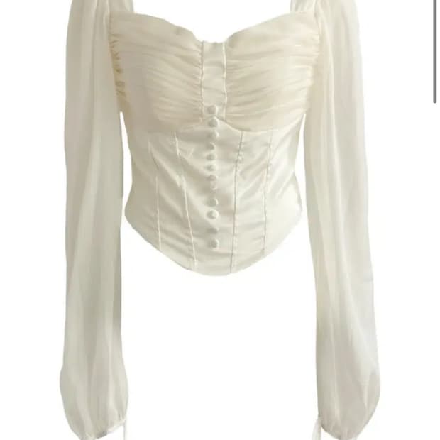 스윔시티 블라우스 아이보리 