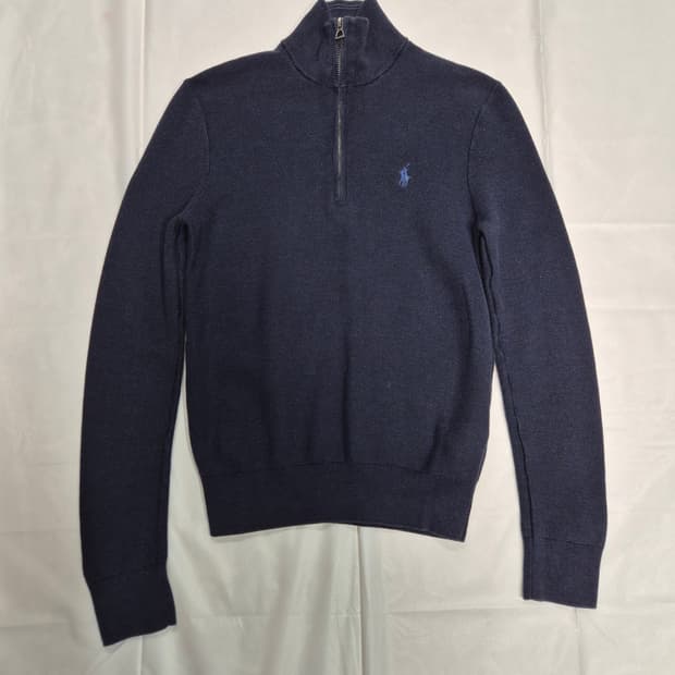 폴로 하프집업 니트
