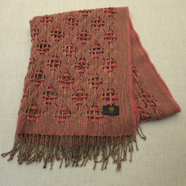 메트로시티 짜임 숄 머플러