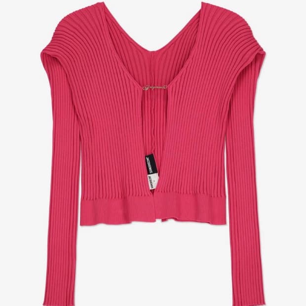 Jacquemus 자크뮈스 프랄루 가디건 36사이즈 새상품 제니가디건