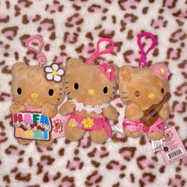 태닝키티 키링 인형 사이판 하와이 갸루키티