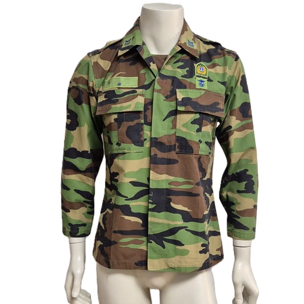 공군 구형 항공무기정비 하사 후기형 동계 전투복 상의 자켓 (M)