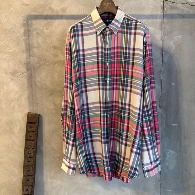 폴로 랄프로렌 마드라스 체크 셔츠 105~110