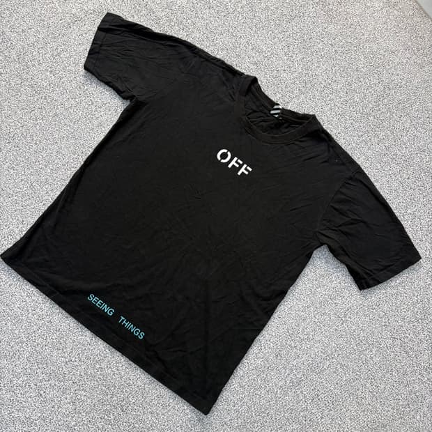 2XL 꺼짐 레터링 반팔 티셔츠 0420J