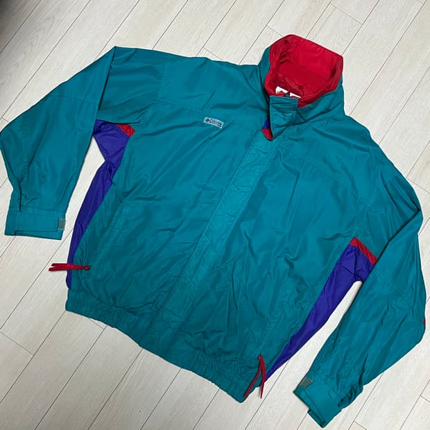 90s콜롬비아 부가부 윈드브레이커점퍼 L사이즈