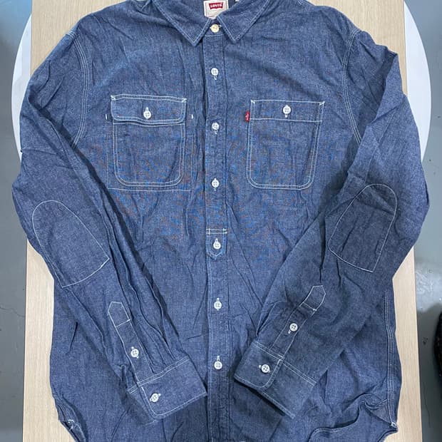 리바이스 샴브레이 셔츠 L