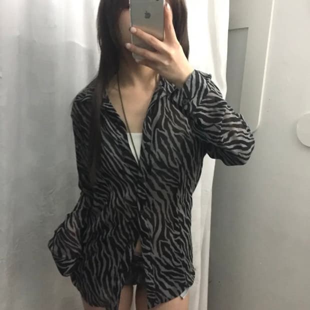 JPN 오네갸루 지브라 셔츠