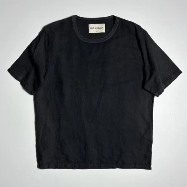 아워레가시 17SS 베이직 린넨 반팔 티셔츠 R1567