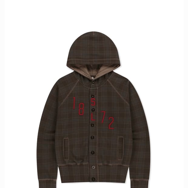 W 1872 Button Up Hoodie 사이즈 M