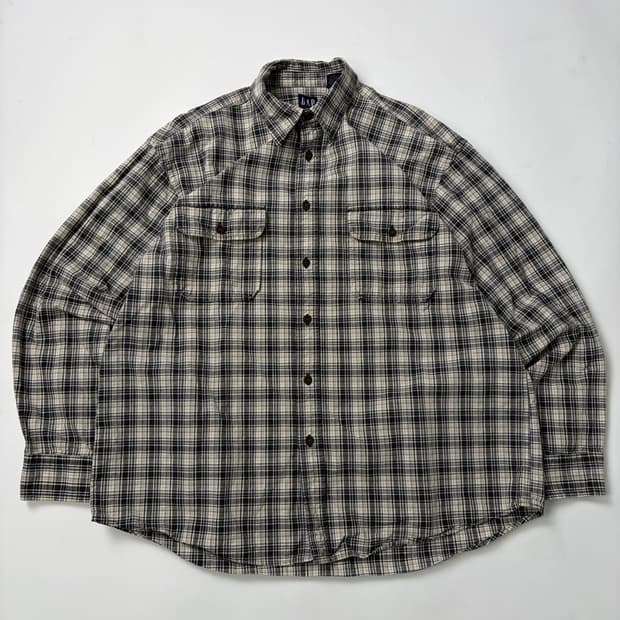 90s Gap Plaid Button Up Shirt