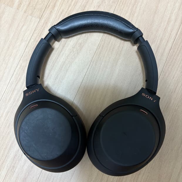 소니 WH-1000XM4 블랙 헤드폰