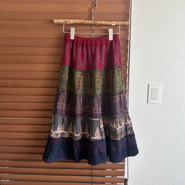 hippie knit skirt
