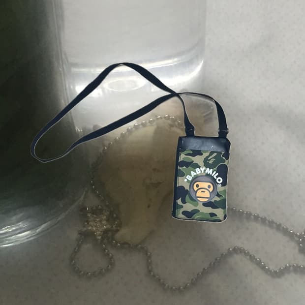 BAPE 베이프 마일로 카모 카드지갑 크로스백 잡지부록 
