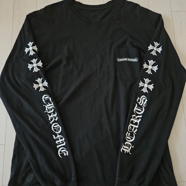 크롬하츠 롱슬리브 2xl 한글택 xxl