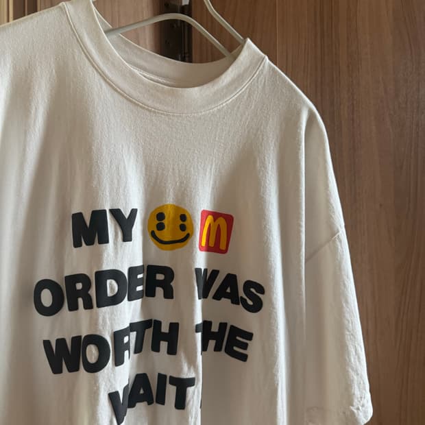 CPFM x 맥도날드 WAIT 반팔티 화이트 FW23