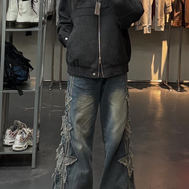 인템포무드 체스트라인 울 자켓 A3235