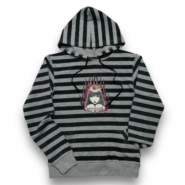 펑크 에밀리 플레임 오컬트 소녀 빈티지 데드스탁 후디