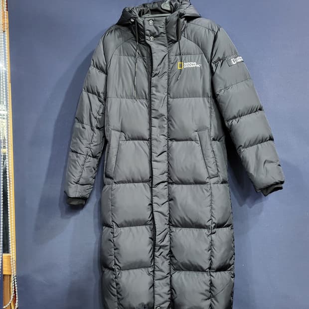 내셔널지오그래픽 덕다운 롱패딩