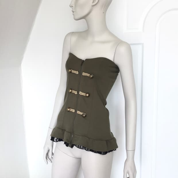 Napoleon lace trimmed Tube-Top
