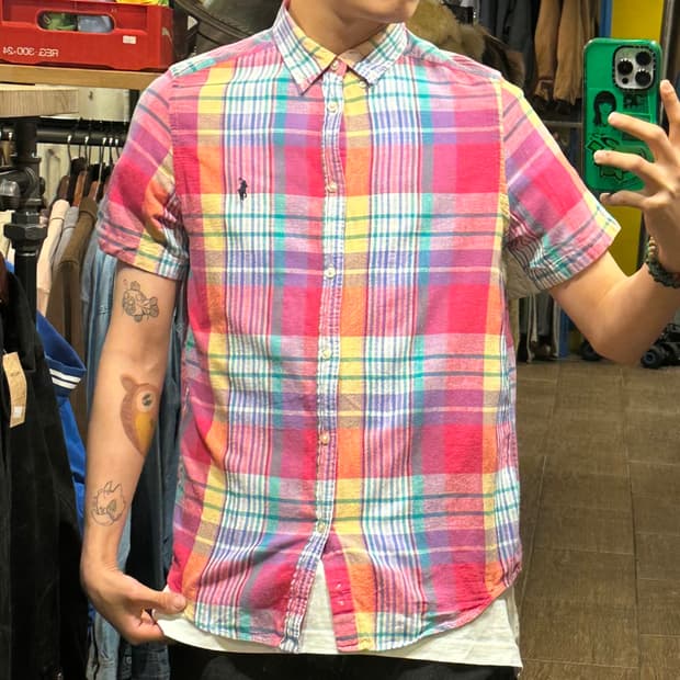 [HI] 폴로 랄프로렌 반팔셔츠 레인보우