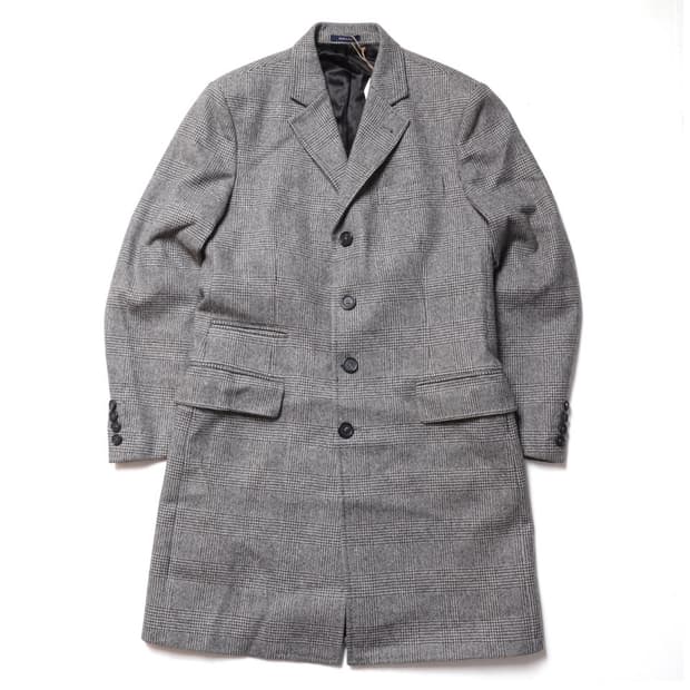 해켓 런던 Hackett London Check Pattern Coat
